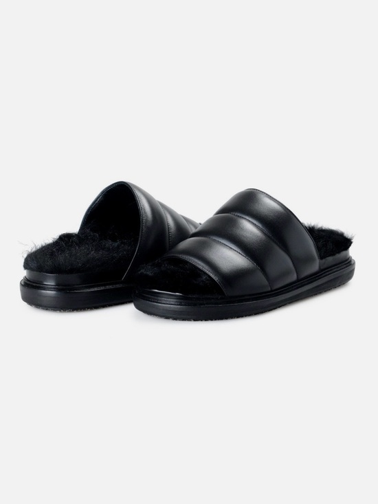 Marni Shoes - Marni Sandals, Black Leather Slides New with Tags